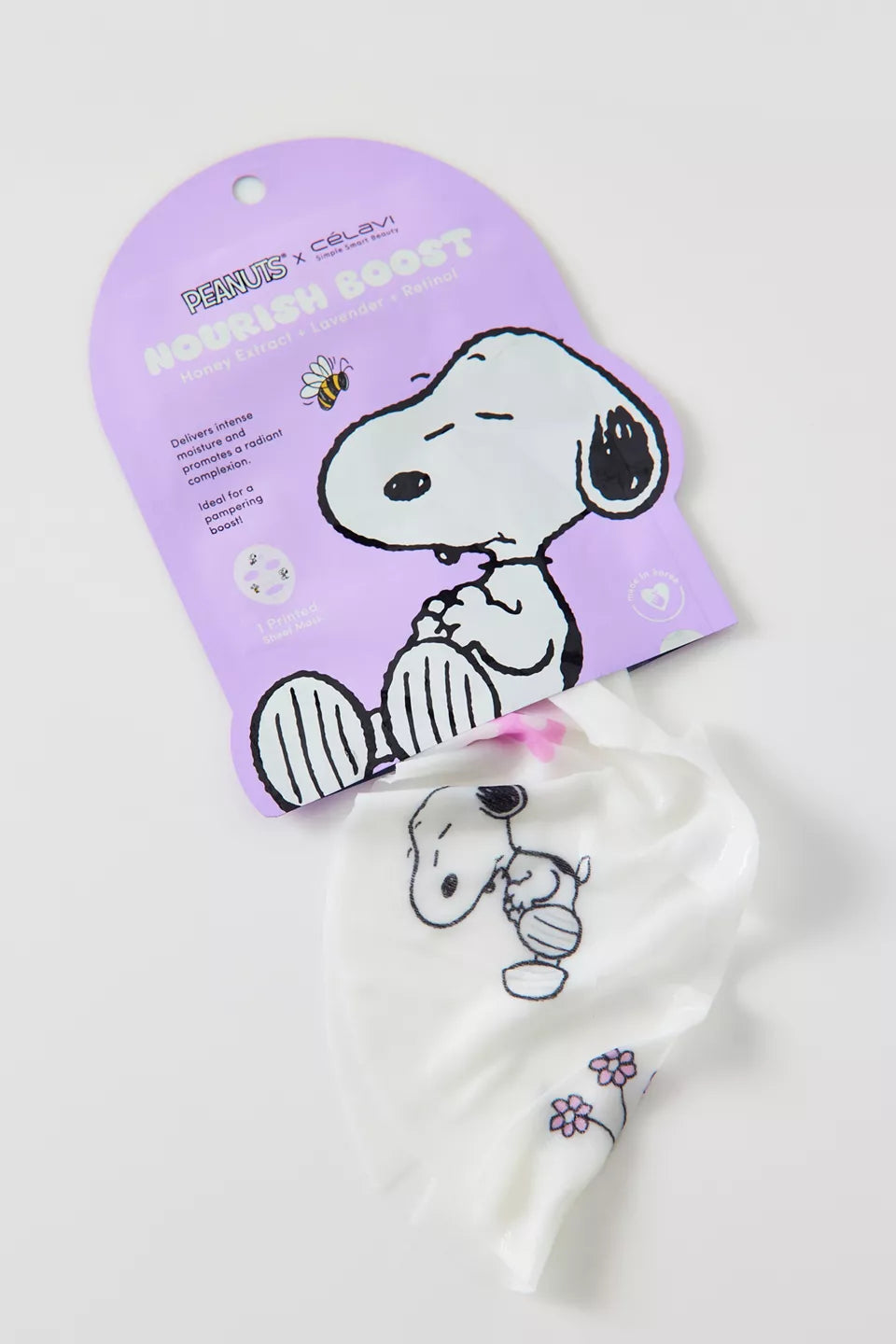 Mascarilla facial Celavi x Peanuts Snoopy