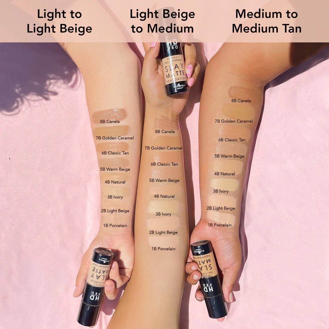 Base HD Pro Slay Matte Liquid Foundation Italia Deluxe