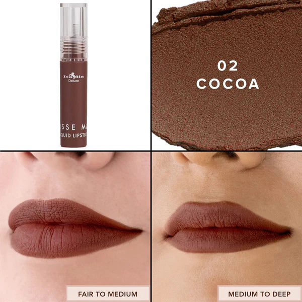 Lápiz labial líquido mousse mate Italua Deluxe