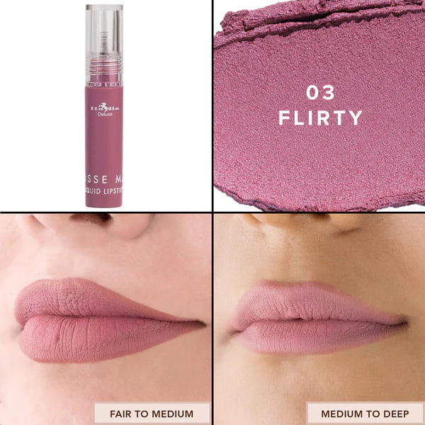 Lápiz labial líquido mousse mate Italua Deluxe