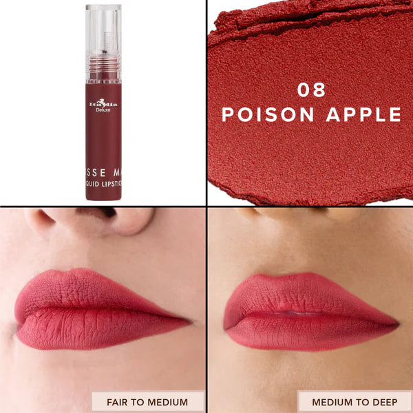 Lápiz labial líquido mousse mate Italua Deluxe