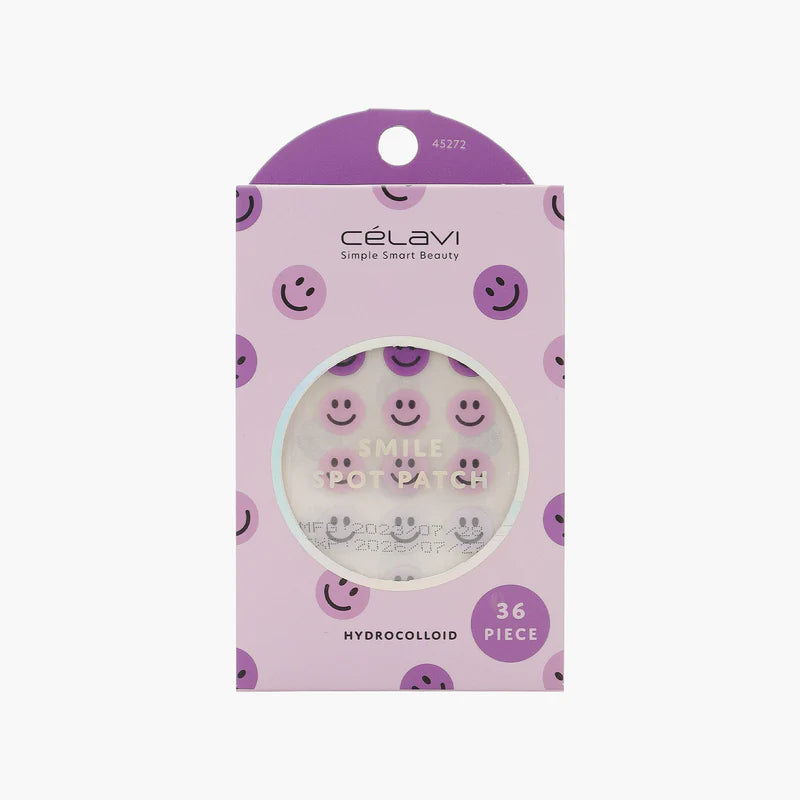 Parches de acné Smile purpure Celavi 36Pcs