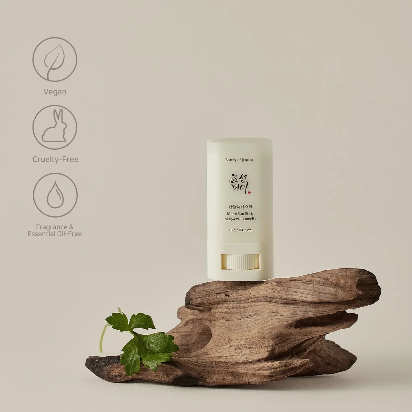 Beauty of Joseon Matte sun stick : Mugwort + Camilia 18g
