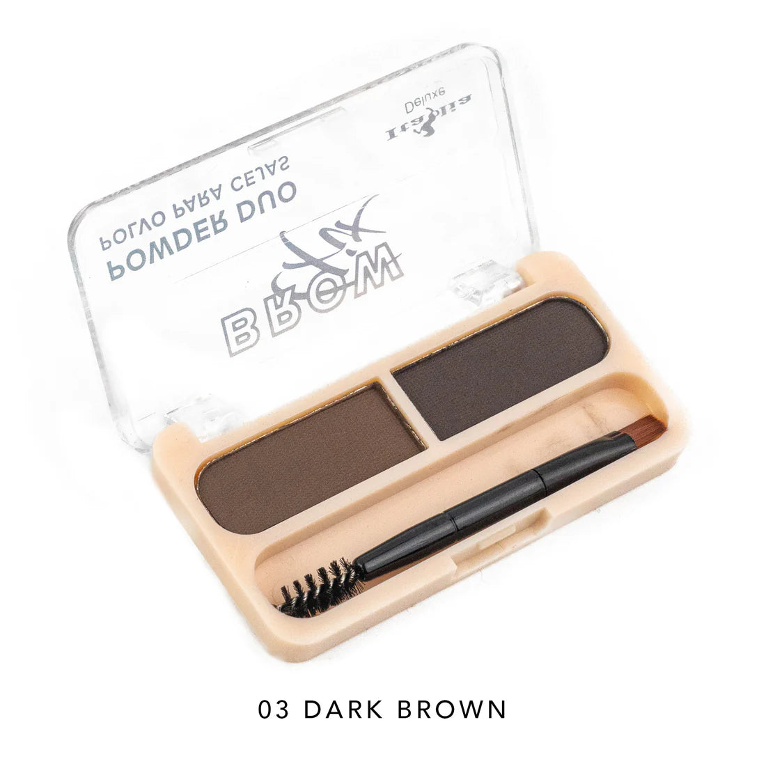 Mini paleta de cejas Brow Fix Powder Duo Italia Deluxe