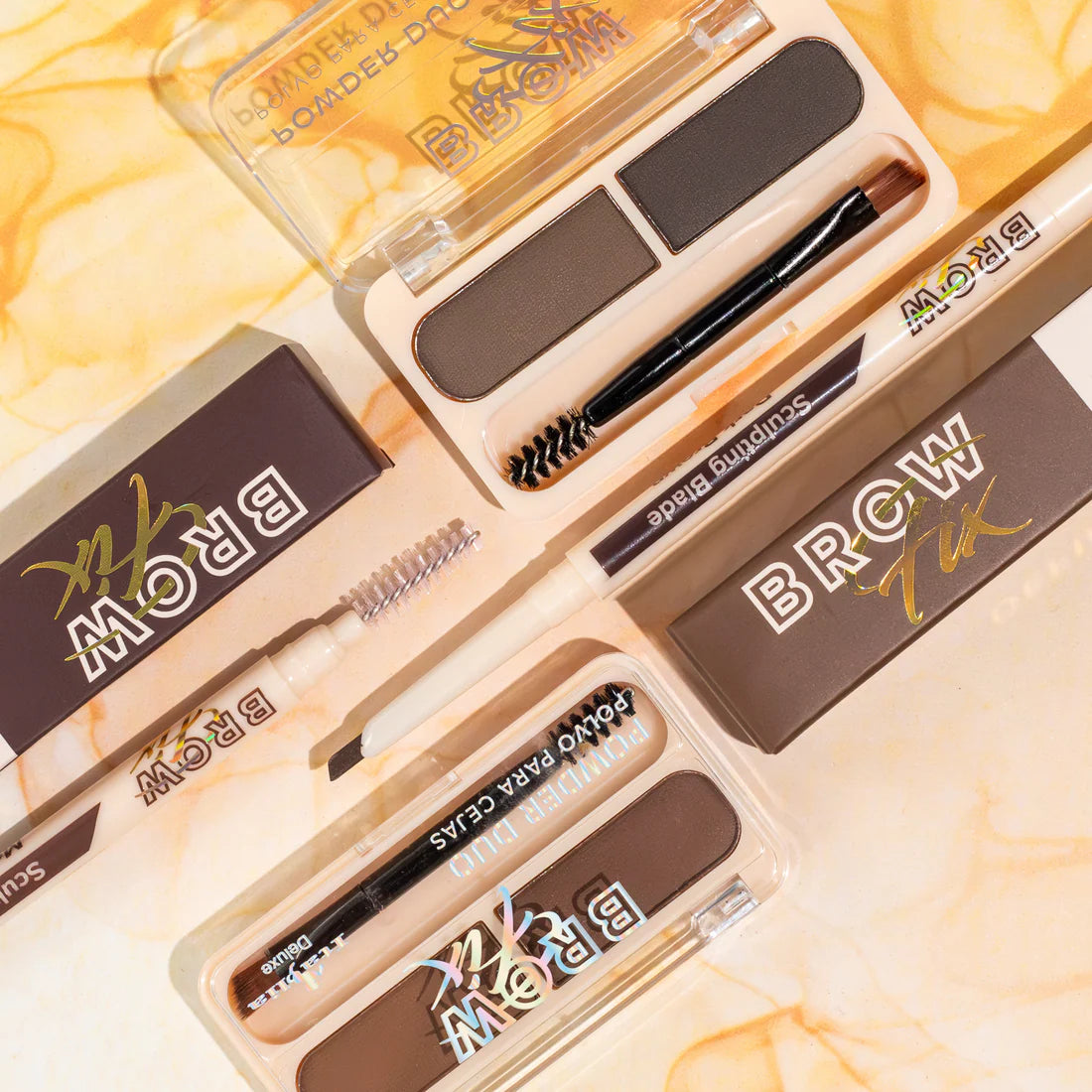 Mini paleta de cejas Brow Fix Powder Duo Italia Deluxe