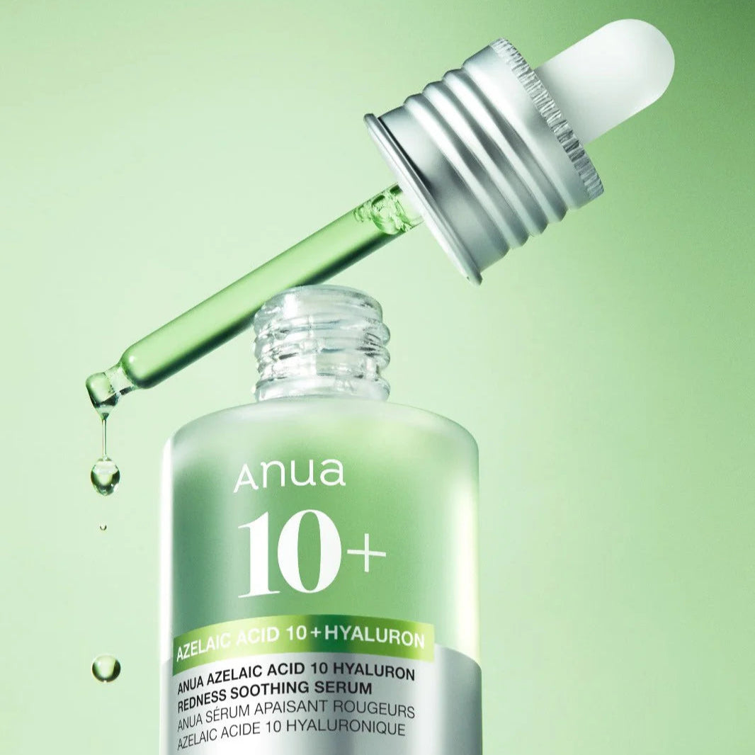Anua- Serum calmante para el enrojecimiento, ácido azelaico 10 y ácido hialurónico