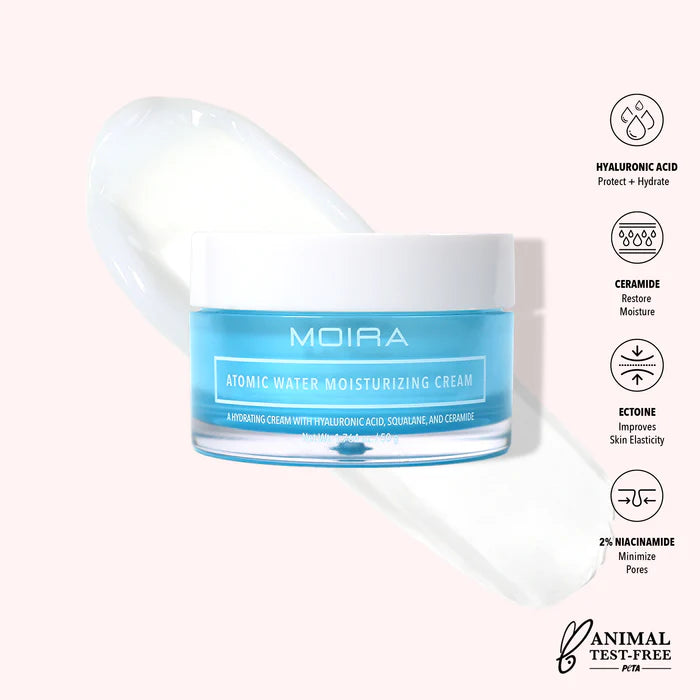 Crema hidratante Atomic water Moira