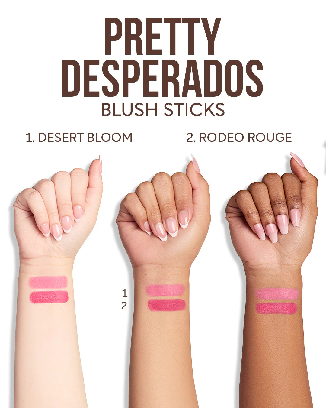 Set de Rubores En Barra - Pretty Desperados Las Chicas Superpoderosas