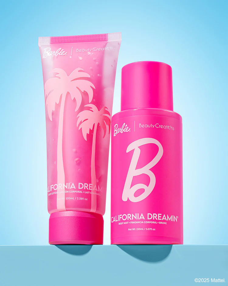 Set de loción corporal y spray "California Dreamin'" de Barbie