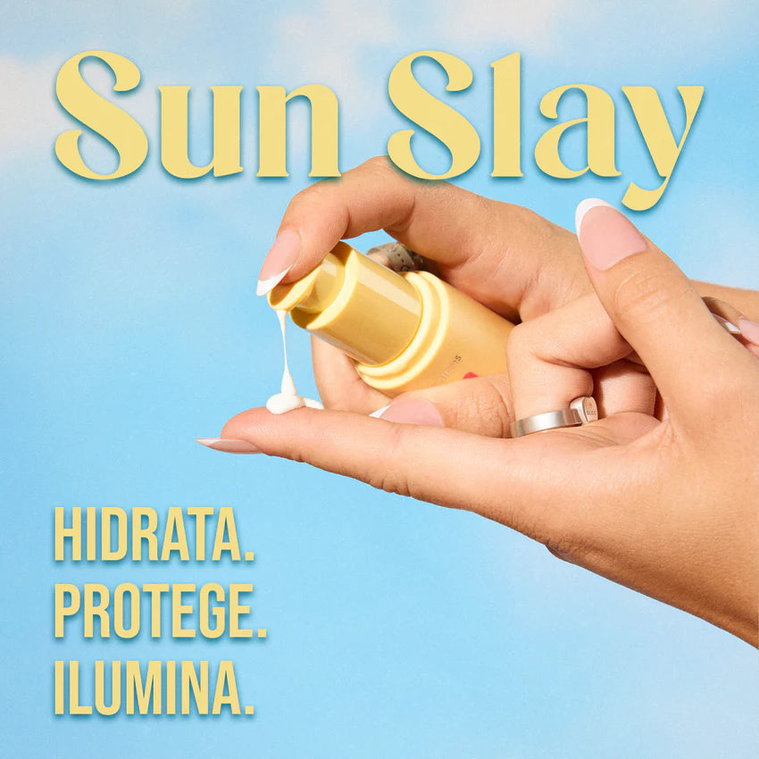 Serum hidratante con protector solar Sun Slay Beauty Creations