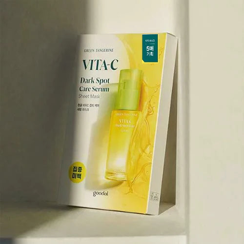 Goodal Green Tangerine Vita C Dark Spot Care Serum Sheet Mask