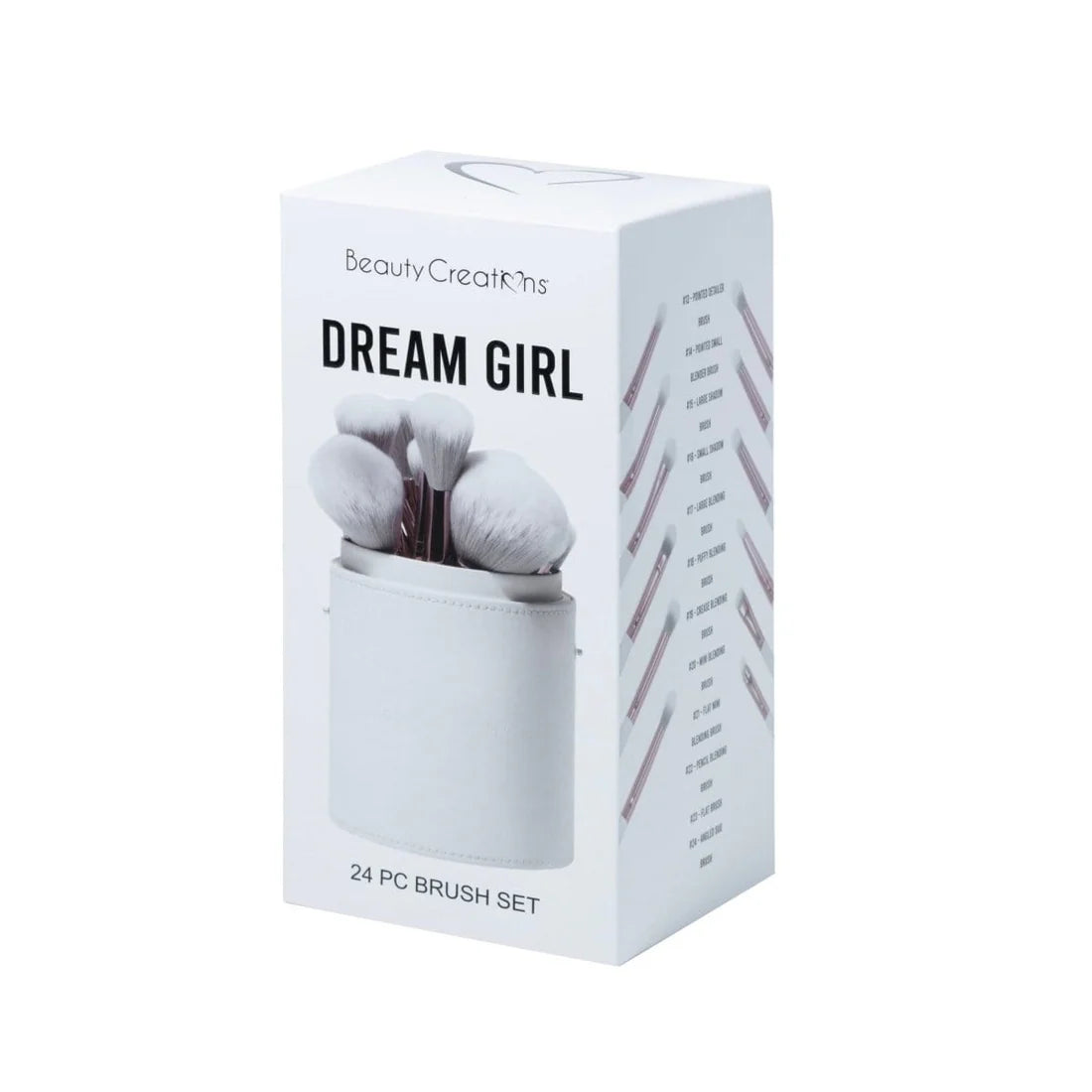 Set de brochas Dream Girl Beautu Creations 24pcs