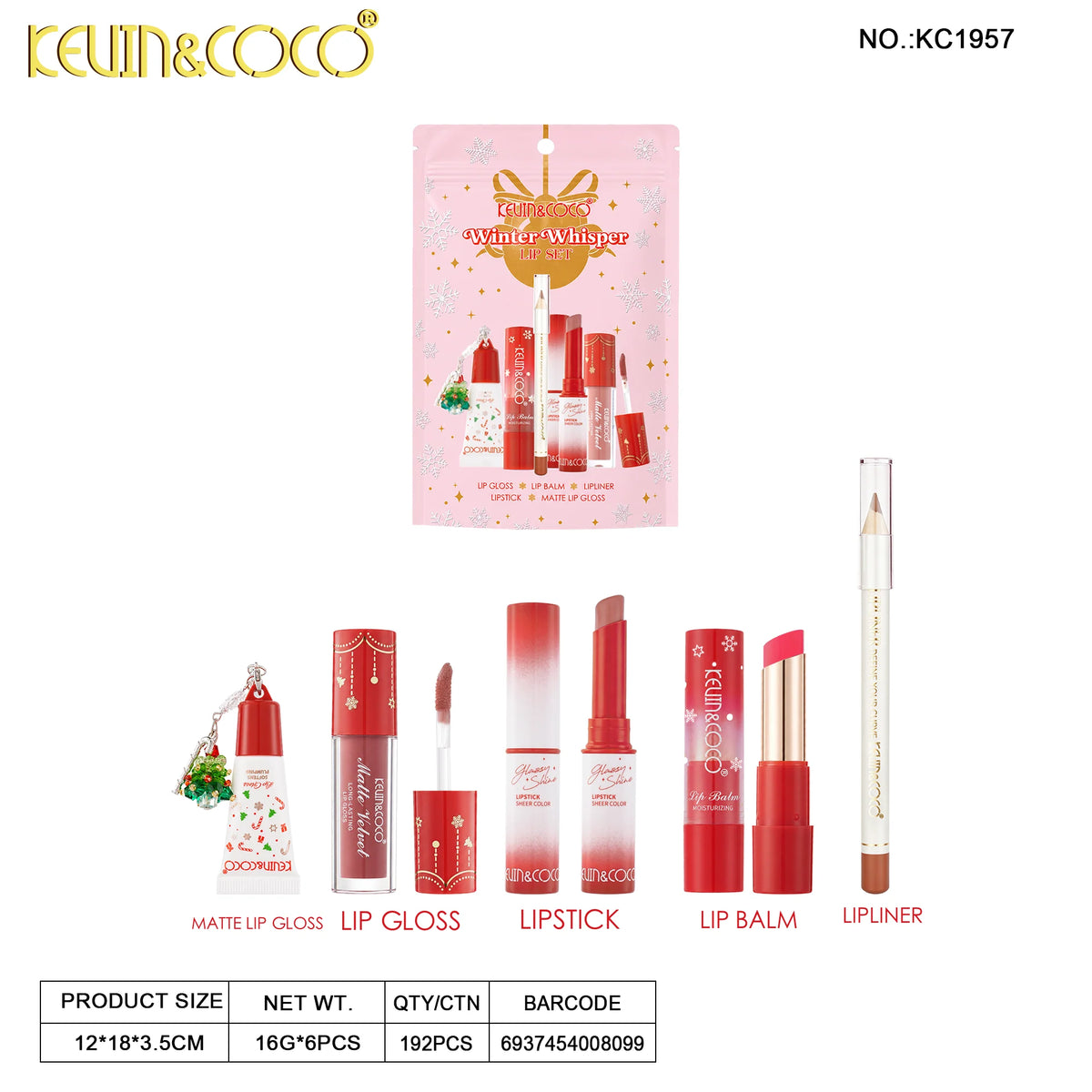 Winter Whisper Lip Set Kevin&Coco