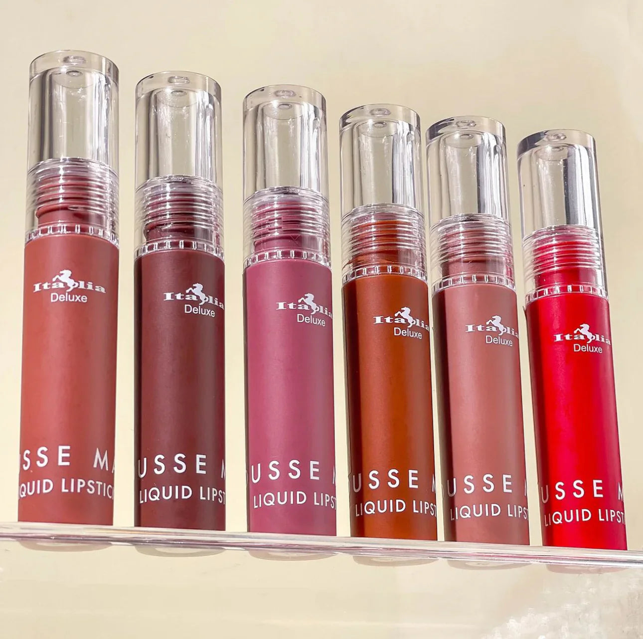 Lápiz labial líquido mousse mate Italua Deluxe