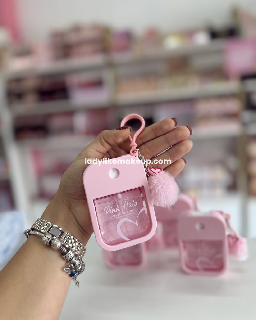 Sanitizante de manos Pink Halo Beauty Creations
