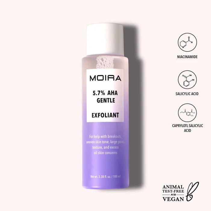 Exfoliante suave 5,7% AHA Moira