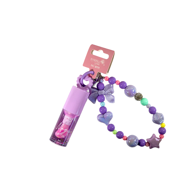Simply bella - Magic lip oil with bead charm