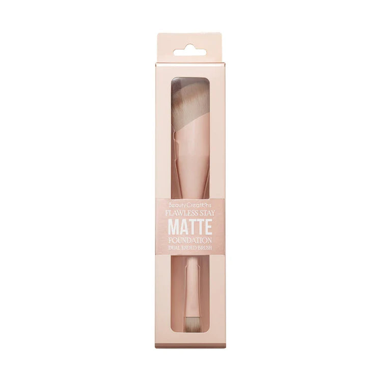 Brocha de base de doble punta Flawless Stay Matte Beauty Creations