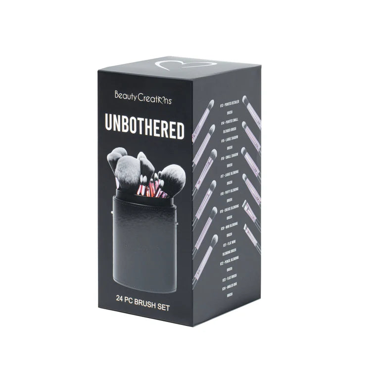 Set de brochas Unbothered Beauty Creations 24Pcs.