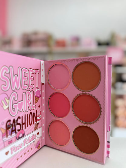 Paleta multifuncional Sweet Girl Fashion Pink Key