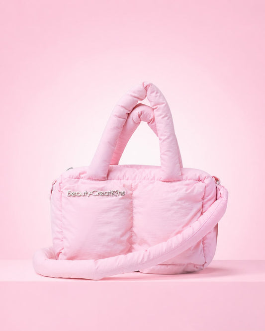 Puff Cosmetic Bag Pink Beauty Creations