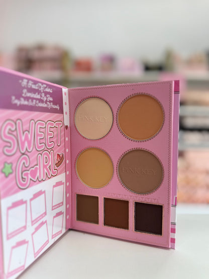 Paleta multifuncional Sweet Girl Fashion Pink Key
