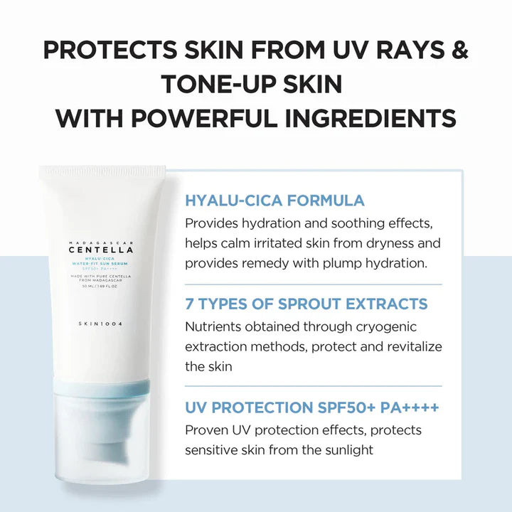 Madagascar Hyalu-Cica Water-Fit Sun Serum 50ml