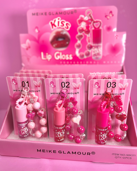 Lip Gloss con llavero