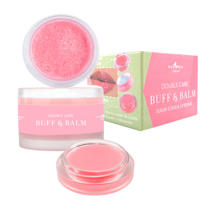 Buff & Balm  Exfoliante de azúcar y reparador de labios Italia Deluxe