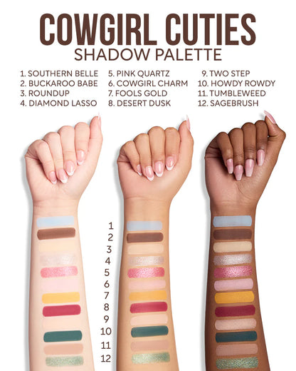 Paleta De Sombras - Cowgirl Cuties Las Chicas Superpoderosas