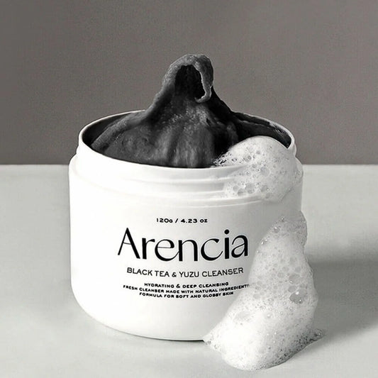 Arencia Black Tea Rice Mochi Cleanser 120g
