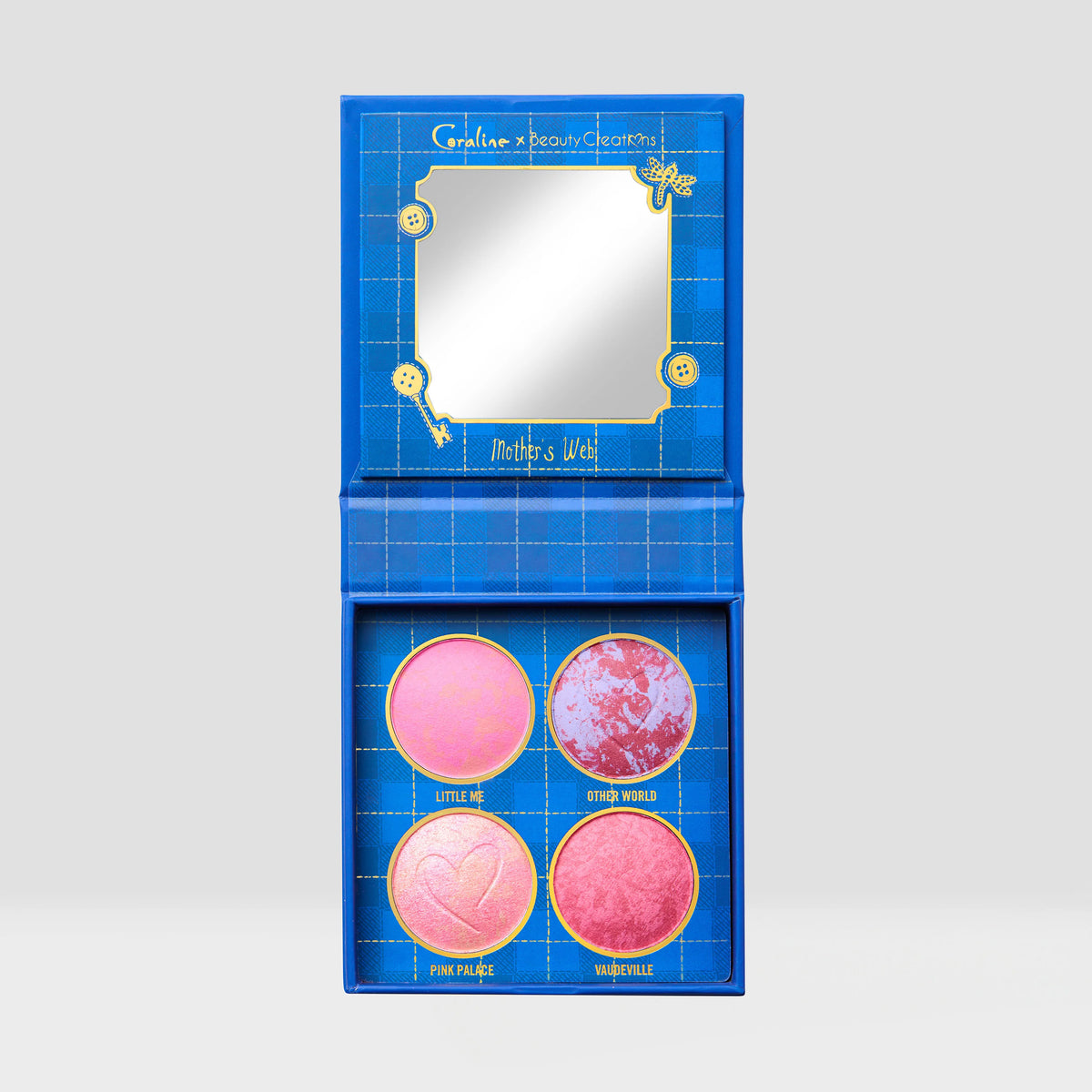 Beauty Creations x Coraline Paleta de rubores Mother’s Web