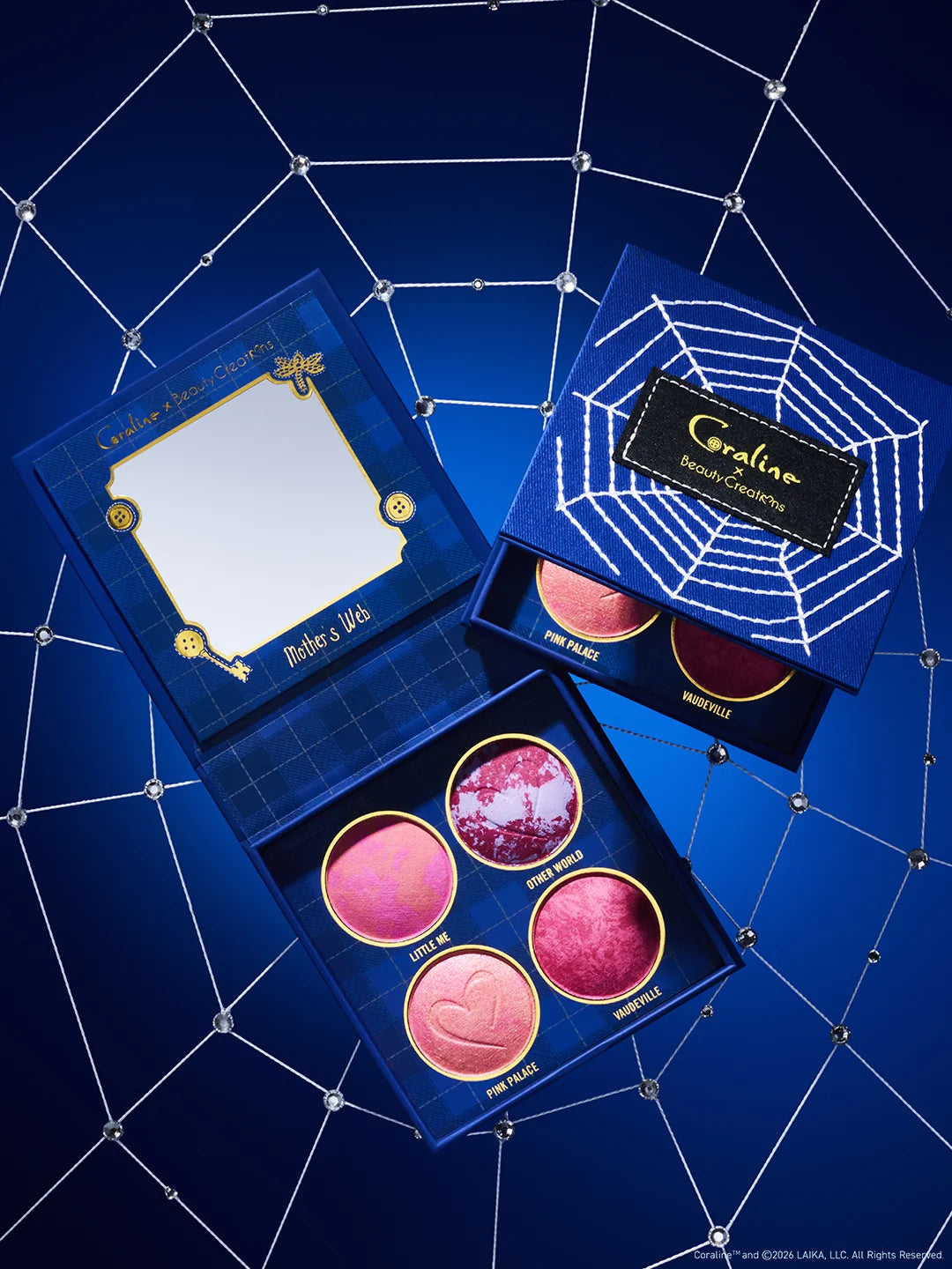 Beauty Creations x Coraline Paleta de rubores Mother’s Web