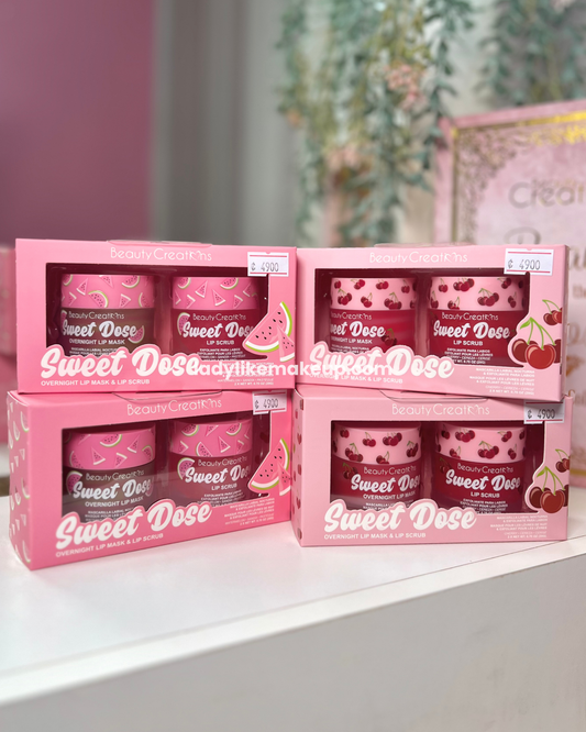 Sweet Dose Mascarilla labial nocturna & exfoliante labial Beauty Creations