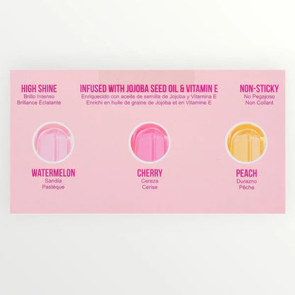 Fuity Dose Keychain Lip Balm Trio Set Beauty Creations