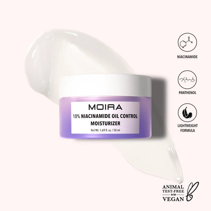 Crema 10% Niacinamida Oil Control Hidratante Moira