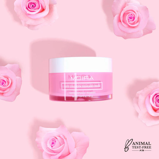 Crema de rosas y colageno squalano