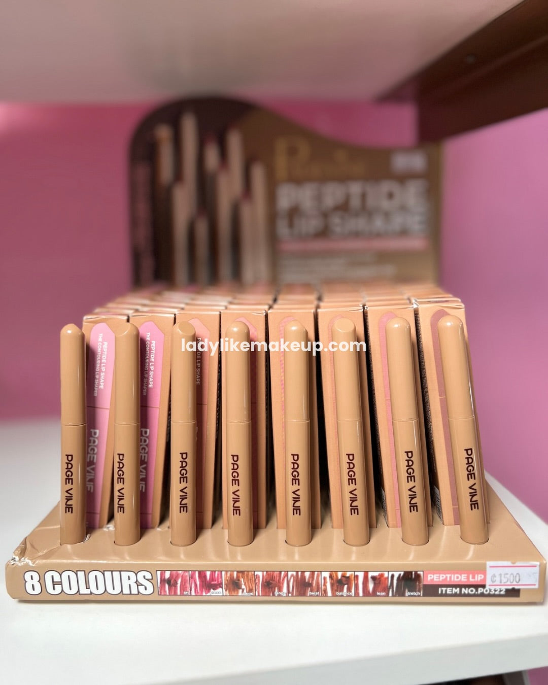 Peptide Lip Shade Page Vine