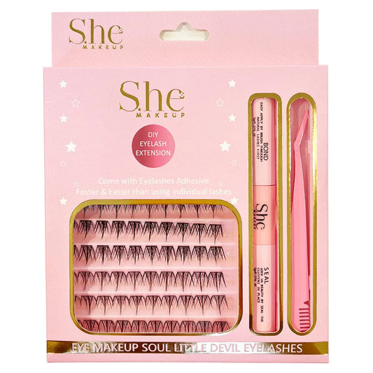 Pestañas DIY eyelash extension She Makeup