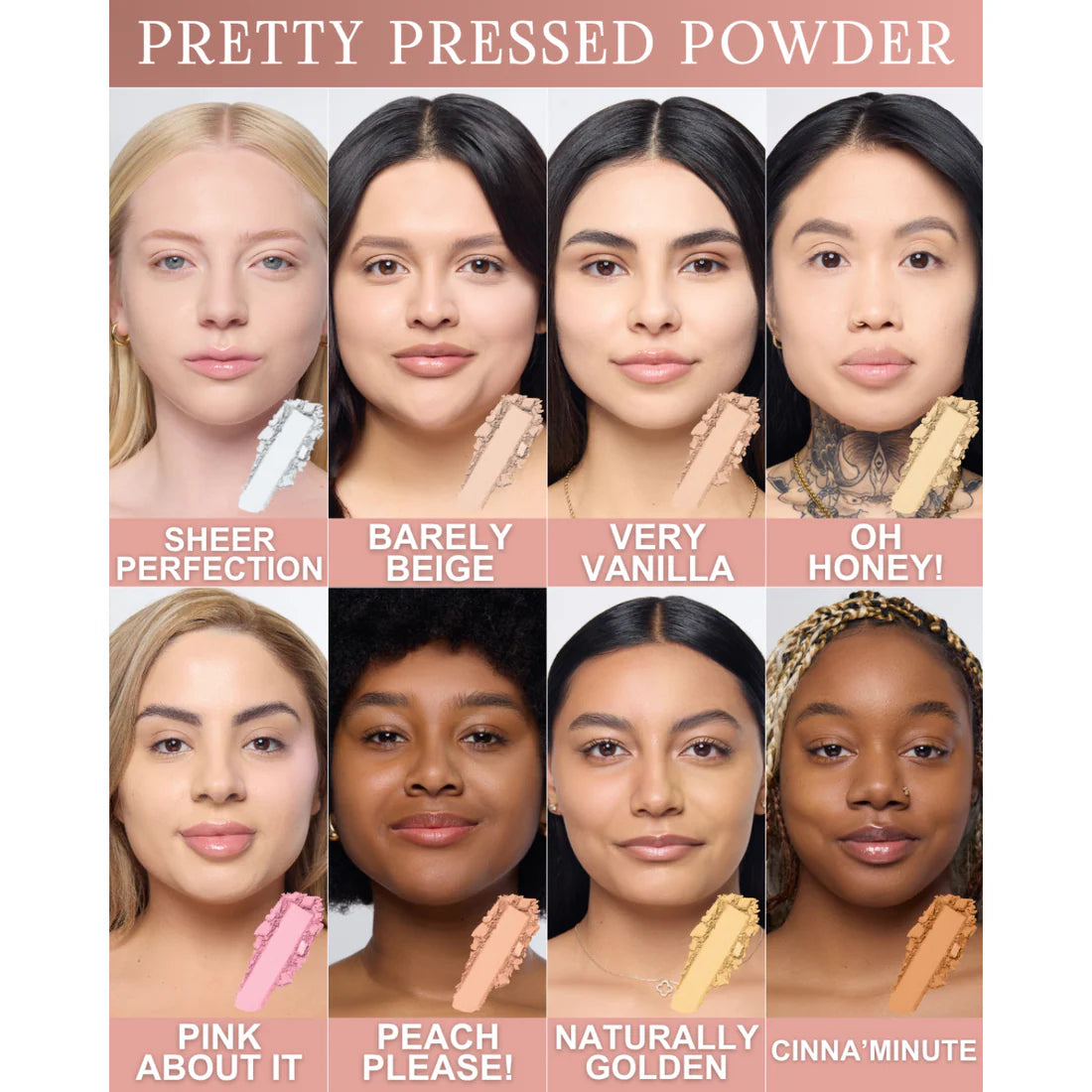 Pretty Pressed Polvo Compacto Fijador Beauty Creations