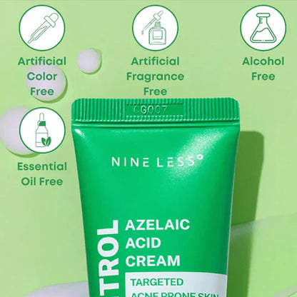 NINELESS - Crema para Acné A-Control Azelaic Acid Cream